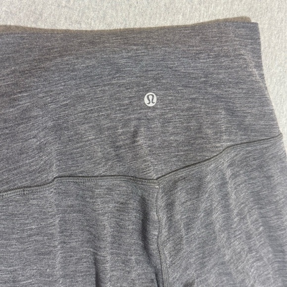 Lululemon Under Gray Blend Leggings Women's Size 4 Activewear Yoga Gym Hiking - Picture 3 of 6
